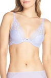 Natori Cherry Blossom Convertible Underwire Bra In Sweet Lavender