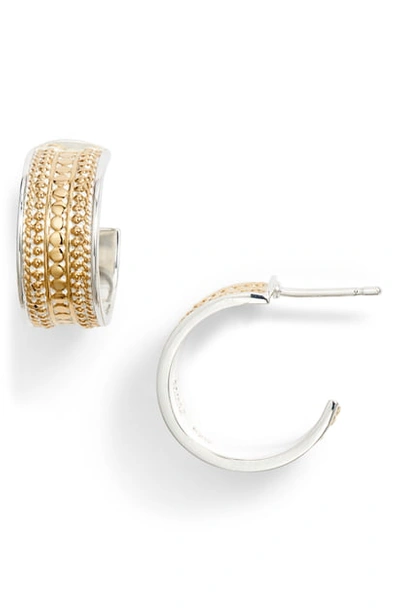 Anna Beck Huggie Hoop Earrings In Gold/ Silver