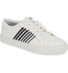 Tory Sport Women's Ruffle Low-top Sneakers In White/ Navy/ White