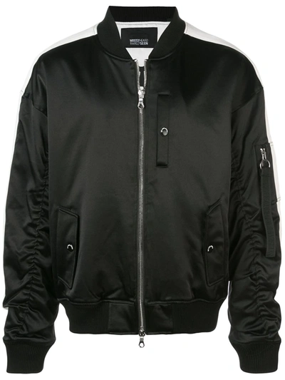 Mostly Heard Rarely Seen Track Ma-1 Jacket In Black