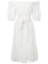 Ulla Johnson Off-the-shoulder Broderie Anglaise Dress - White