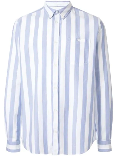 Norse Projects Striped Shirt In Blue