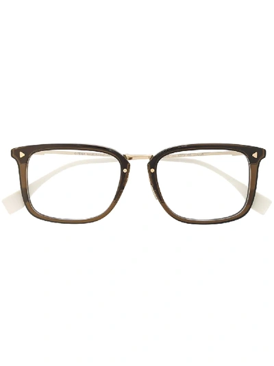 Fendi Eyewear Square Glasses - Brown