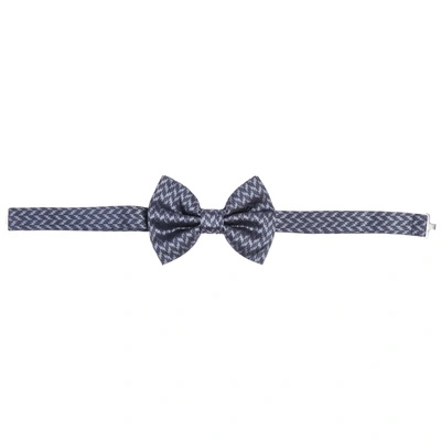 Emporio Armani Men's Silk Bow Tie In Blue