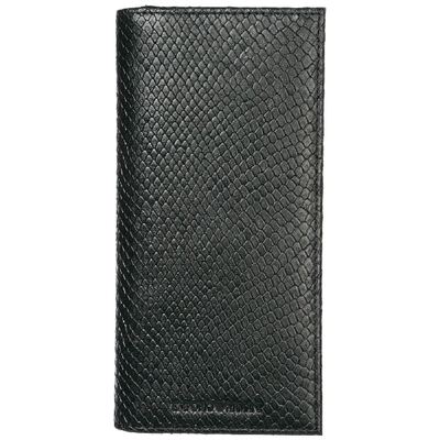 Emporio Armani Men's Wallet Leather Coin Case Holder Purse Card Bifold In Black