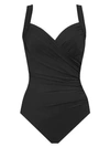 Miraclesuit Swim, Plus Size Sanibel One-piece Slimming Swimsuit In Black