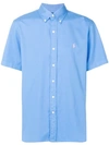 Polo Ralph Lauren Embroidered Logo Shirt In Blue