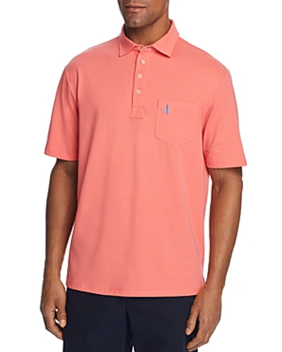 Johnnie-o The Original Classic Fit Polo Shirt In Coral Reefer
