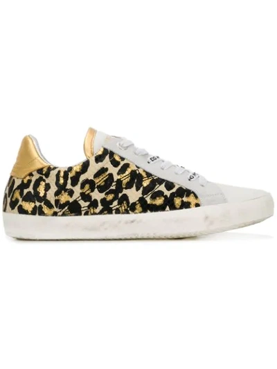 Zadig & Voltaire Women's Zadig Embossed Leopard Low-top Sneakers In  Multicolor | ModeSens