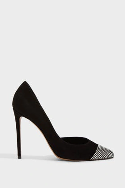 Alexandre Vauthier Cha Cha Crystal-embellished Pumps, It40 In Black