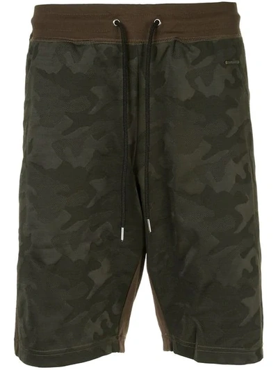 Loveless Camouflage Shorts In Green