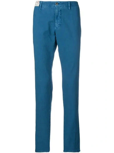 Incotex Slim-fit Tapered Trousers - Blue