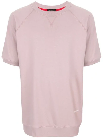 Loveless Short Sleeve Sweatshirt In Pink