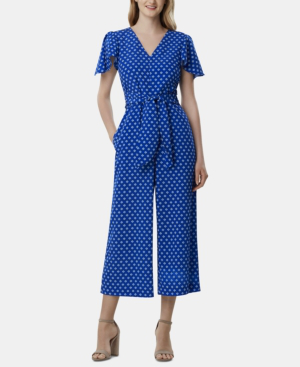 tahari royal blue jumpsuit