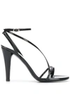 Isabel Marant Arora Leather Sandals In Black