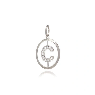 Annoushka White Gold And Diamond C Pendant