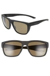 Smith Barra 59mm Chromapop(tm) Polarized Sunglasses In Matte Black