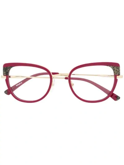 Etnia Barcelona Trapani Oversized Frame Glasses In Pink