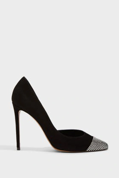 Alexandre Vauthier Cha Cha Crystal-embellished Pumps In Black