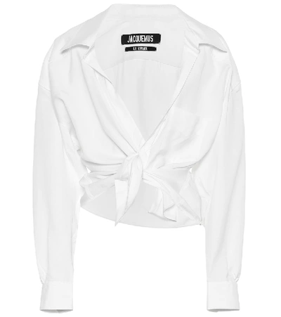 Jacquemus La Chemise Pavia Shirt In White