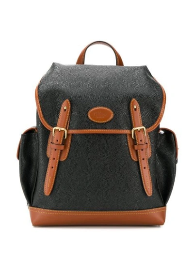 Mulberry Textured Backpack In Black