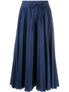 Red Valentino Pleated Mid-length Skirt - Blue