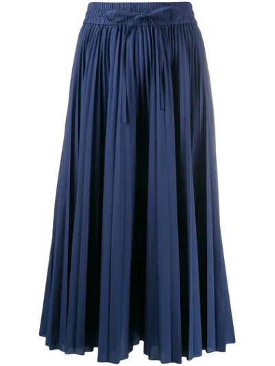 Red Valentino Pleated Mid-length Skirt - Blue