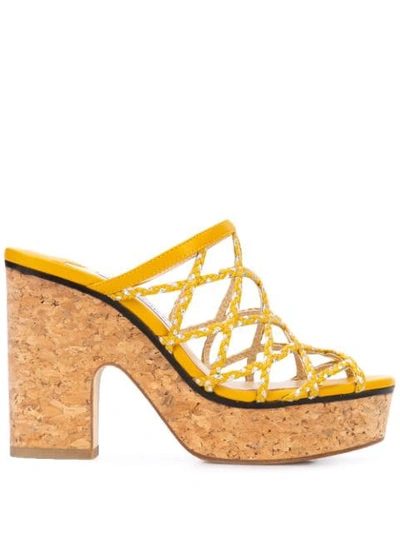 Jimmy Choo 'dalina' Sandalen - Gelb In Yellow