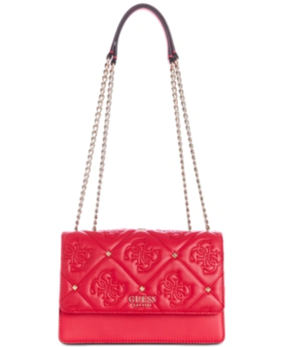 Guess Jeana Crossbody In Passion/gold
