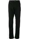 Emporio Armani Straight Cut Jeans In Black