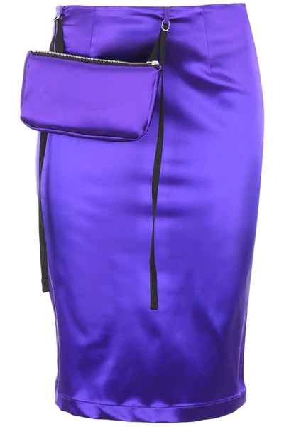 Alyx Pencil Skirt With Pouch In Purple