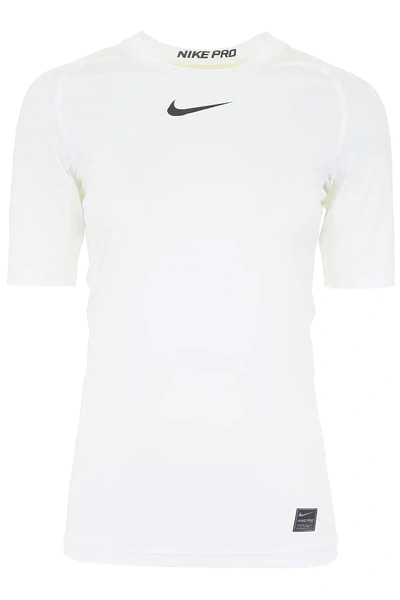 Alyx Glitter Nike Logo T-shirt In White