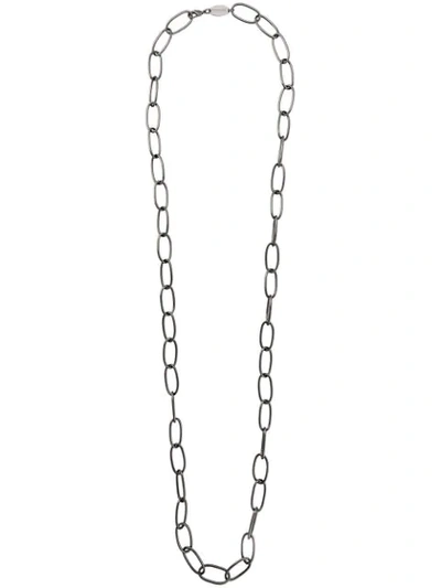 Federica Tosi Oversized Chain Necklace In Silver