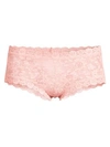 Hanky Panky Lace Boyshorts In Rosita Pink