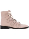 Givenchy Elegant Ankle Boots In Pink
