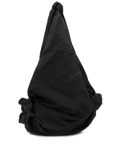 Yohji Yamamoto Slouched Shoulder Bag - Black
