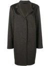 Liska Single-breasted Coat In Brown