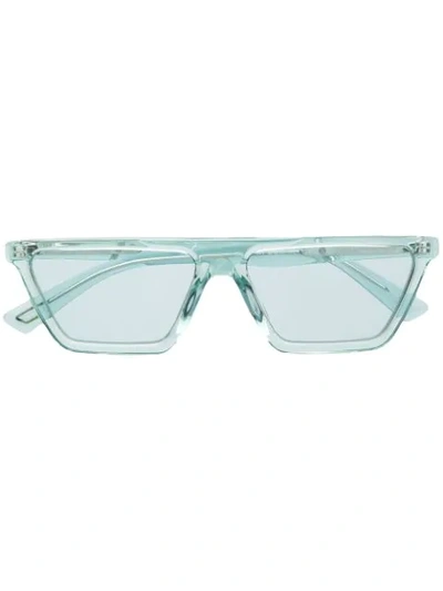 Diesel Square Frame Sunglasses In Blau