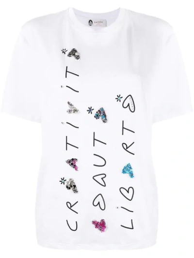 Lanvin Printed T-shirt - White