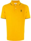 Kent & Curwen Embroidered Logo Polo Shirt In Yellow