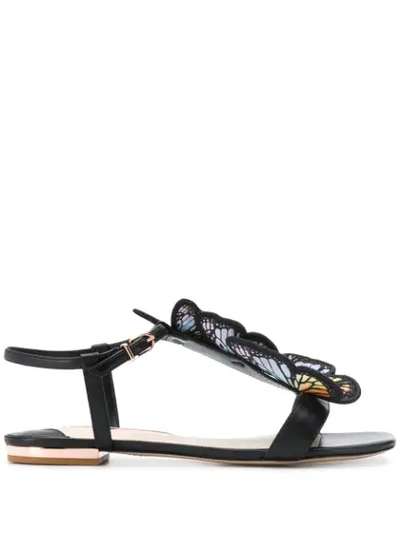 Sophia Webster Butterfly Sandals In Black