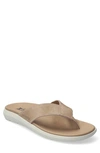 Mephisto Charly Flip Flop In Taupe