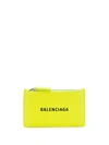 Balenciaga 'everyday' Mini-kartenetui - Gelb In Yellow