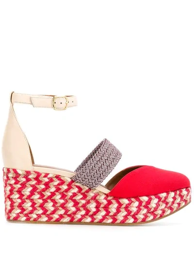 Malone Souliers Sasha Espadrilles In Red