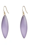 Alexis Bittar Sliver Earrings In Mulberry