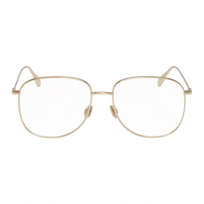 Dior Gold Stellaire08 Optical Glasses In 0j5g Gold