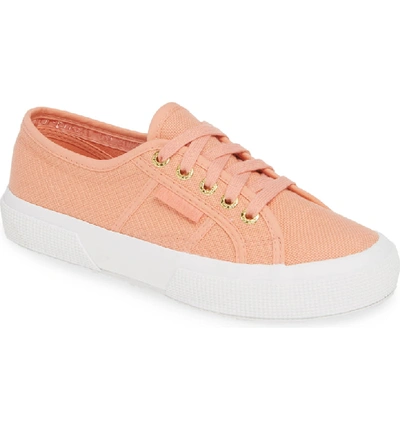 Superga 'cotu' Sneaker In Fresh Peach/ Light Coral