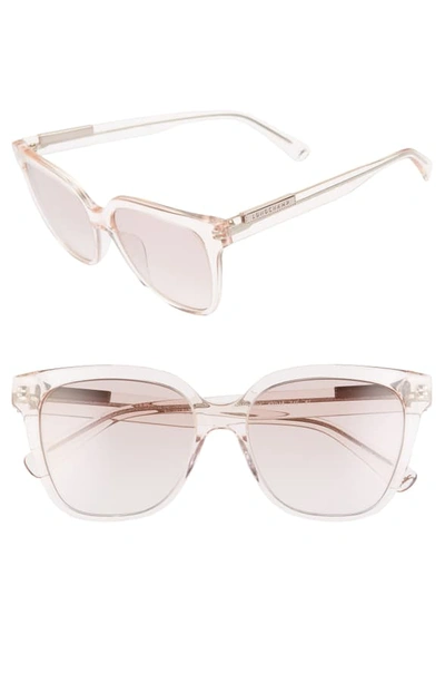 Longchamp Heritage 53mm Rectangle Sunglasses In Pink