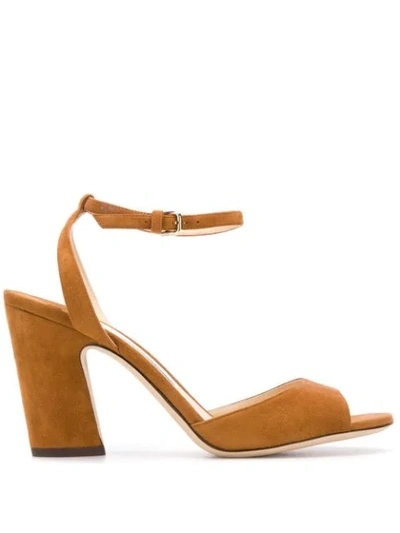 Jimmy Choo Miranda 85 Sandals In Nude