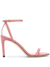 Jimmy Choo Minny 85mm Sandals In Rosa